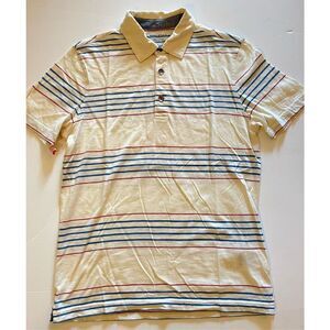 Banana Republic Striped Casual Collared Polo Shirt